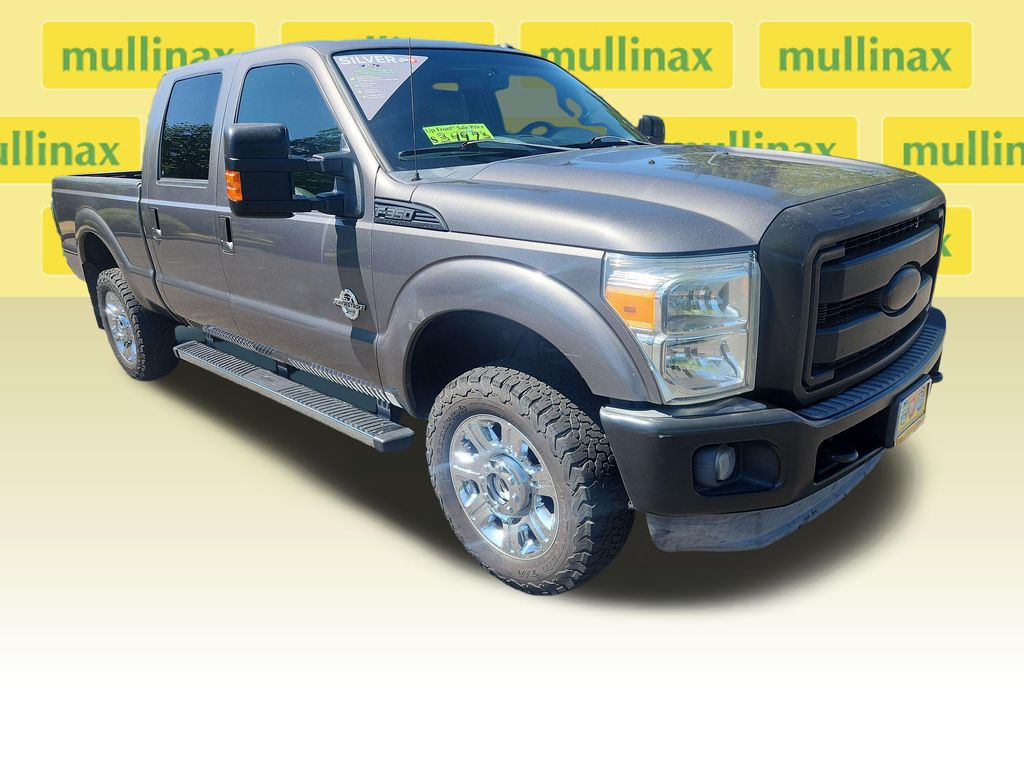 Sterling Gray Metallic 2014 Ford F-350 Super Duty Pickup Truck Four-Wheel Drive 6-Speed Automatic Overdrive