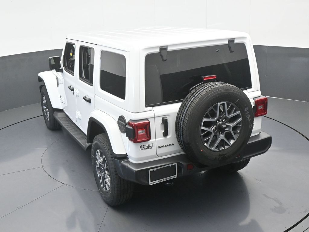 New 2025 Bright White Clearcoat Jeep Sahara image 47