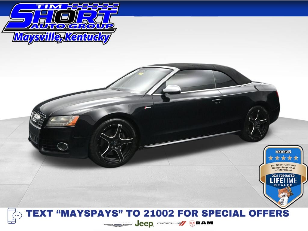 2012 Audi S5 Negro (Phantom Black Pearl) Descapotable Tracción en las cuatro ruedas 7 velocidades Automática