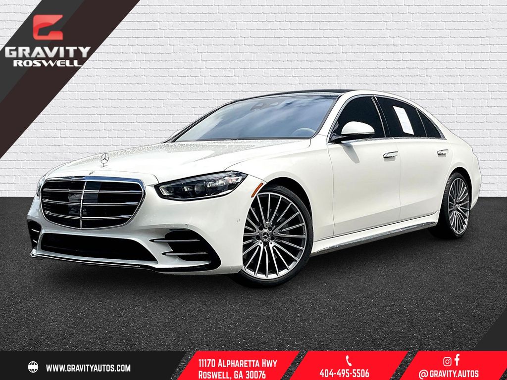 MANUFAKTUR Diamond White 2022 Mercedes-Benz S-Class Sedan All-Wheel Drive 9-Speed Automatic