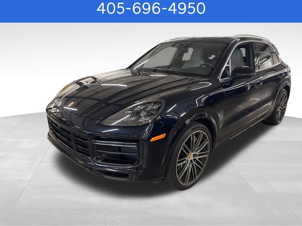 Moonlight Blue Metallic 2019 Porsche Cayenne Turbo AWD SUV / Crossover All-Wheel Drive 8-Speed Automatic