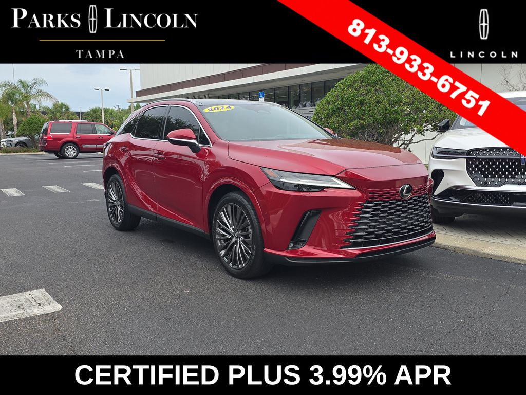 Matador Red Mica 2024 Lexus RX SUV / Crossover 8-Speed Automatic