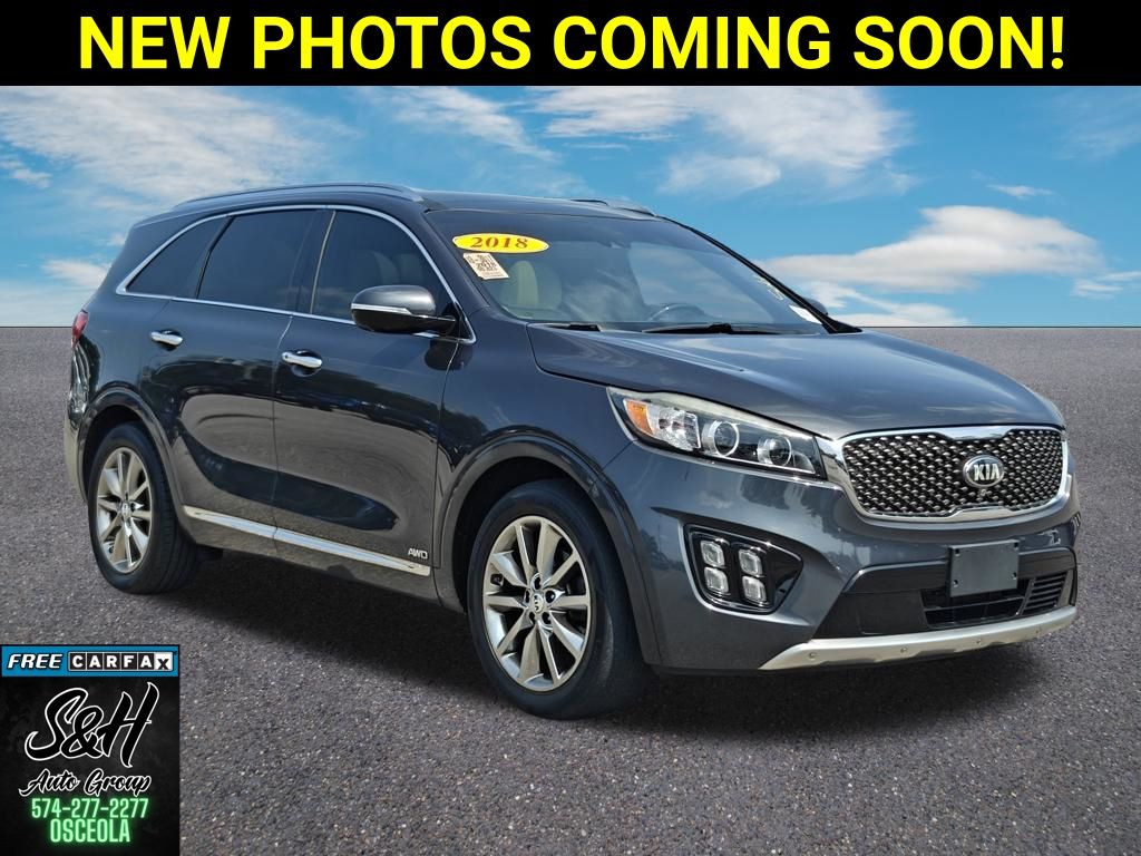 Gray (Platinum Graphite) 2018 Kia Sorento SUV / Crossover All-Wheel Drive 6-Speed Automatic