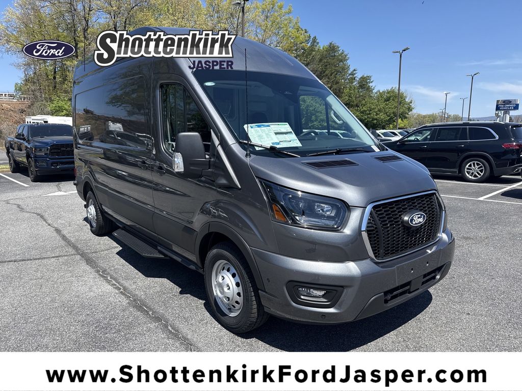 Carbonized Gray Metallic 2026 Ford Transit Cargo Van Rear-Wheel Drive