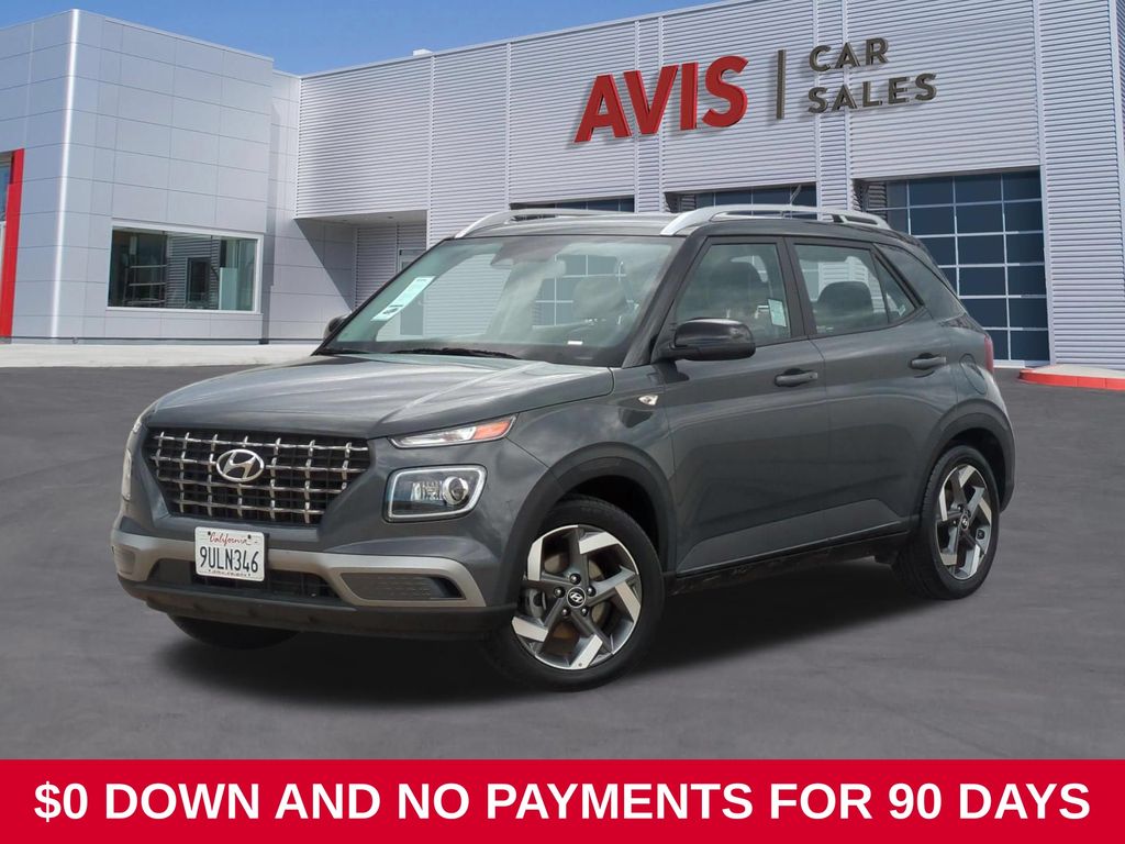 Black 2025 Hyundai Venue SUV / Crossover Front-Wheel Drive Continuously Variable Transmission