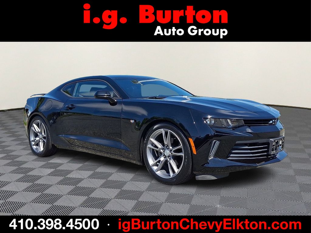 Black 2017 Chevrolet Camaro 2LT Coupe RWD Coupe Rear-Wheel Drive 8-Speed Automatic