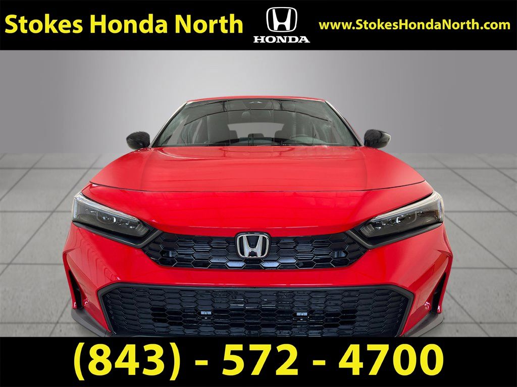 2026 Honda Civic Sport Red at Stokes Honda North