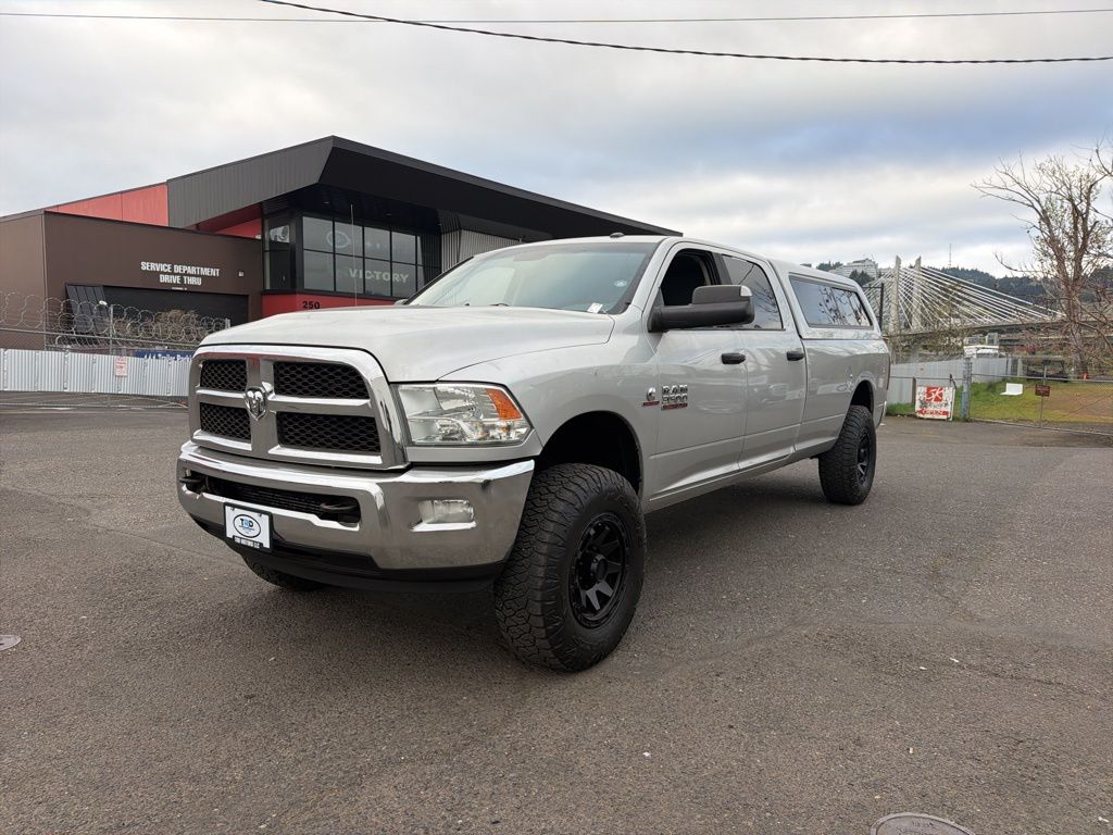 Bright Silver Metallic Clearcoat 2013 RAM 3500 SLT Crew Cab LB 4WD Pickup Truck Four-Wheel Drive 6-Speed Automatic