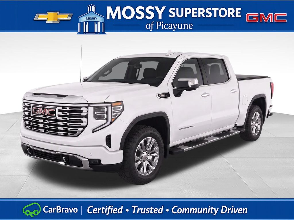 White Frost Tricoat 2024 GMC Sierra 1500 Pickup Truck Four-Wheel Drive Automatic