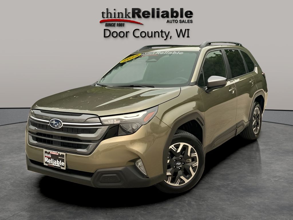 Autumn Green Metallic 2025 Subaru Forester SUV / Crossover All-Wheel Drive Continuously Variable Transmission