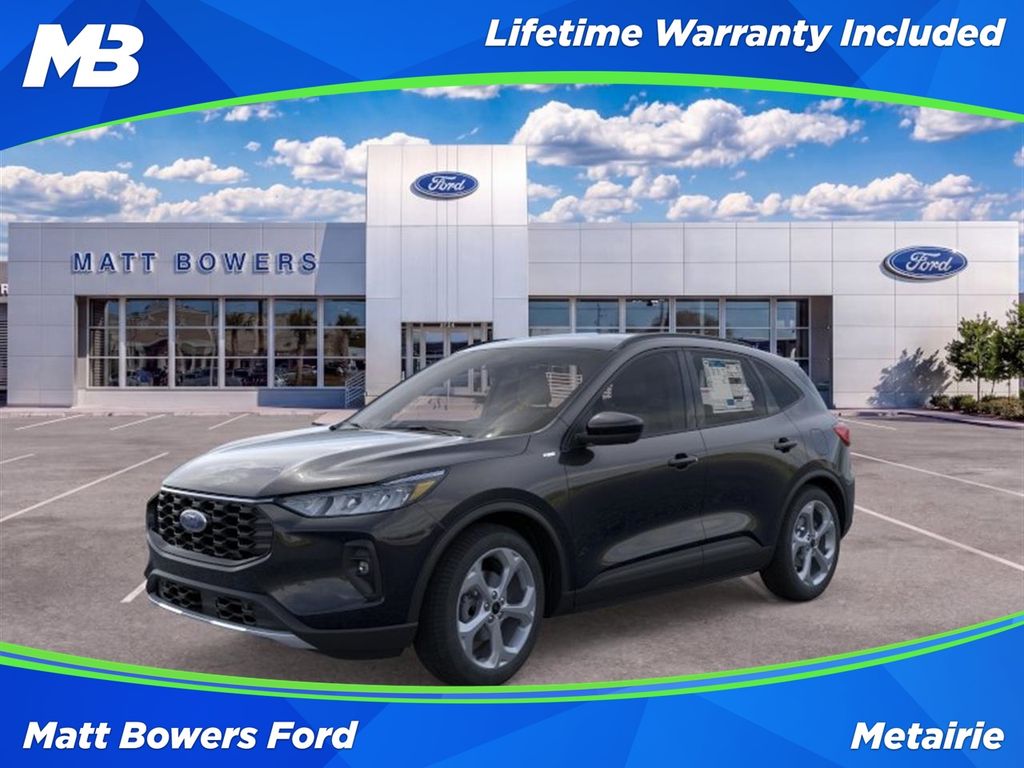 Agate Black Metallic 2026 Ford Escape Hybrid SUV / Crossover All-Wheel Drive Continuously Variable Transmission