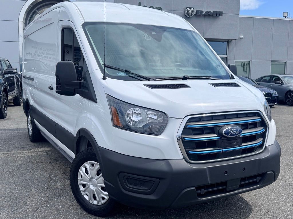 Oxford White 2023 Ford E-Transit Van Rear-Wheel Drive Automatic