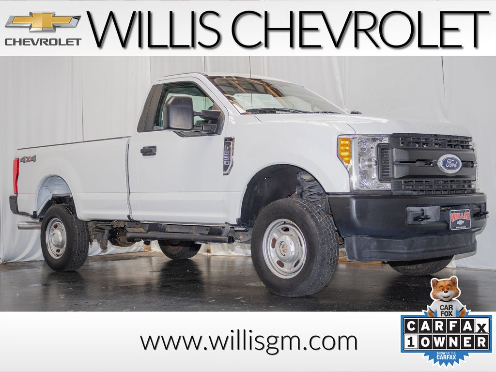 White 2017 Ford F-350 Super Duty Pickup Truck Four-Wheel Drive 6-Speed Automatic