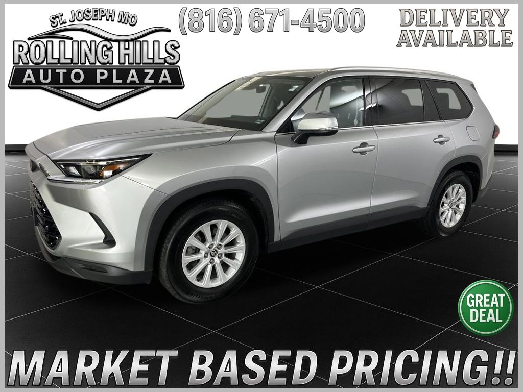 Celestial Silver Metallic 2025 Toyota Grand Highlander XLE AWD SUV / Crossover All-Wheel Drive 8-Speed Automatic