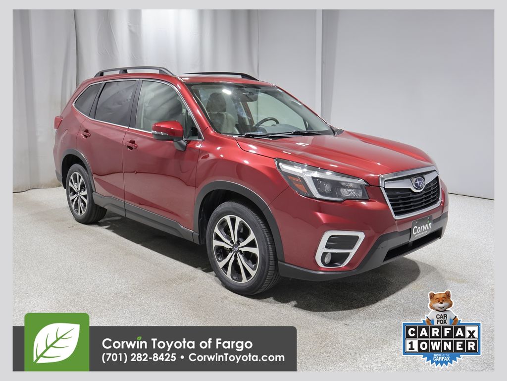 Crimson Red Pearl 2021 Subaru Forester SUV / Crossover All-Wheel Drive Continuously Variable Transmission
