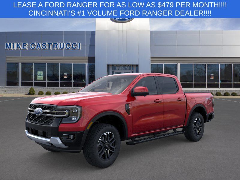 Ruby Red Metallic Tinted Clearcoat 2026 Ford Ranger Pickup Truck Four-Wheel Drive Automatic
