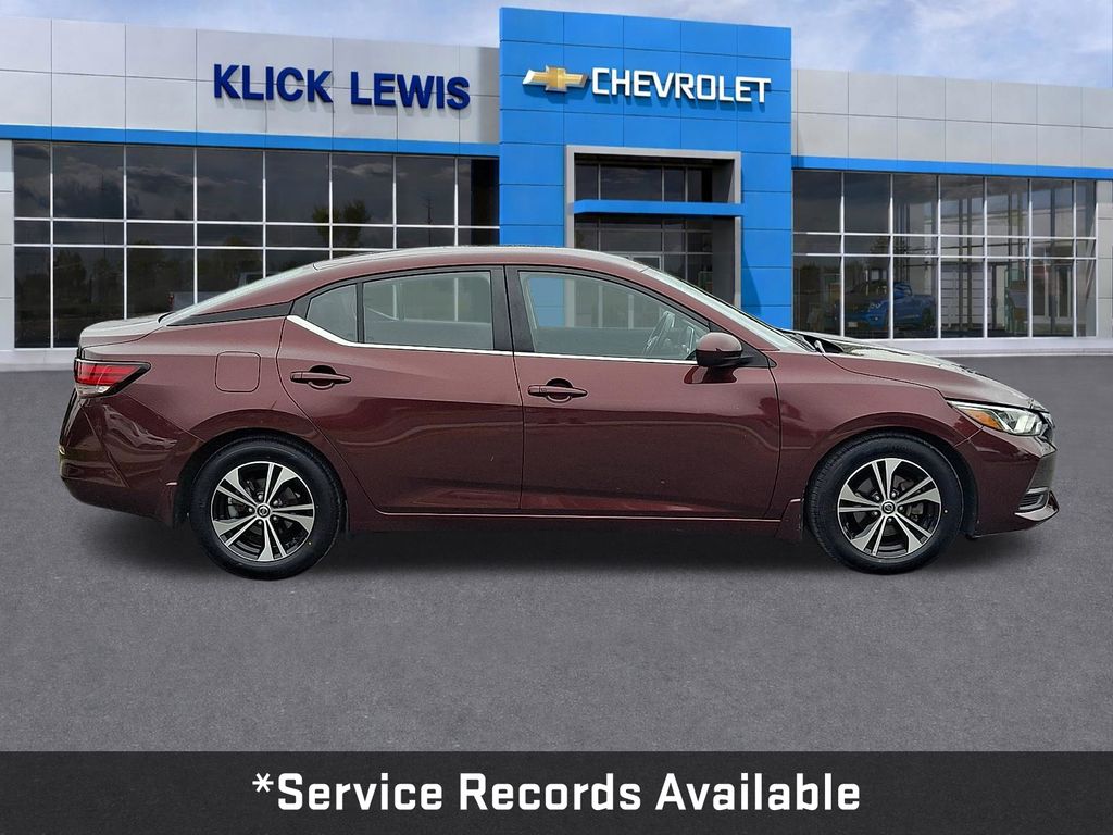 2022 Nissan Sentra SV Red at South Hills Kia