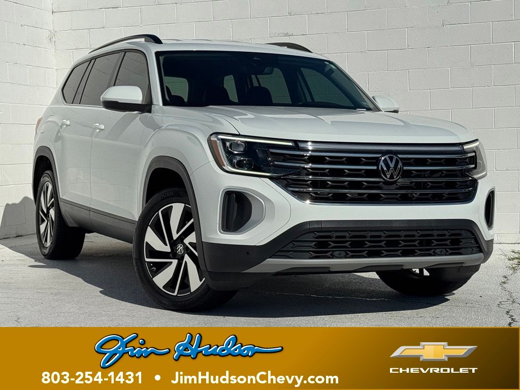 2025 Volkswagen Atlas 2.0T SE w/Technology Pure White - Jim Hudson Acura - Image 1