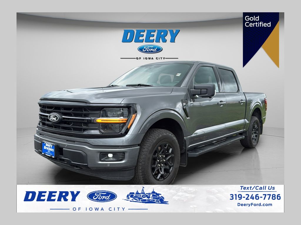 Carbonized Gray Metallic 2024 Ford F-150 Pickup Truck Four-Wheel Drive 10-Speed Automatic