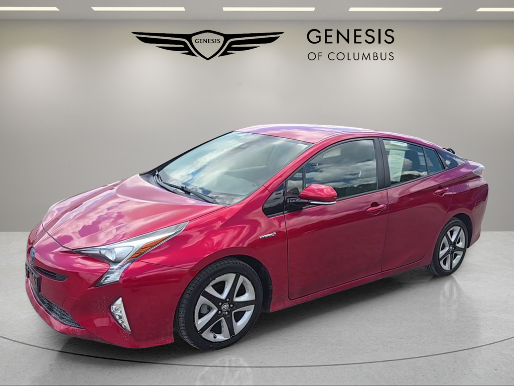 Red 2016 Toyota Prius Hatchback Front-Wheel Drive Continuously Variable Transmission