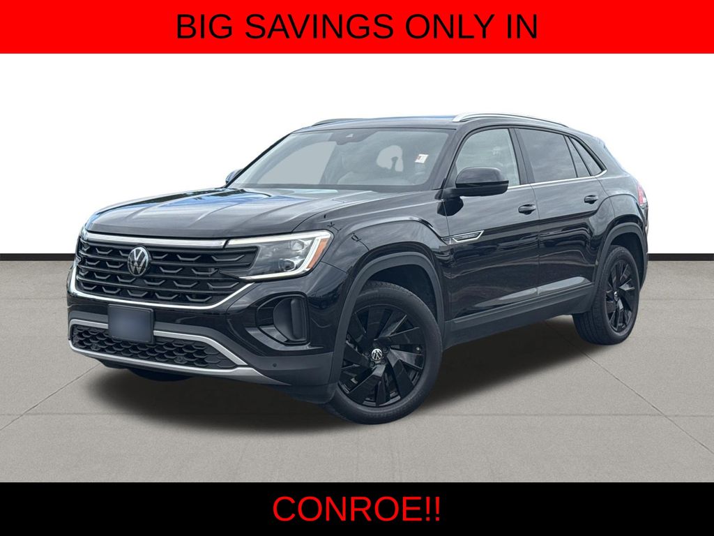 2024 Volkswagen Atlas Cross Sport 2.0T SE w/Technology Black at DeMontrond Gulf Freeway