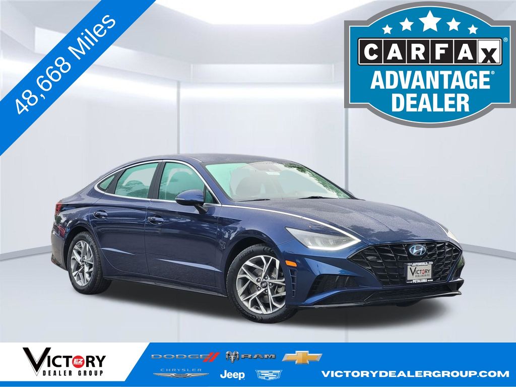 Blue (Stormy Sea) 2020 Hyundai Sonata Sedan Front-Wheel Drive 8-Speed Automatic Overdrive