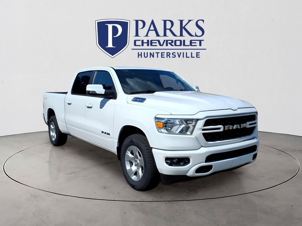 Bright White Clearcoat 2023 RAM 1500 Pickup Truck Four-Wheel Drive 8-Speed Automatic