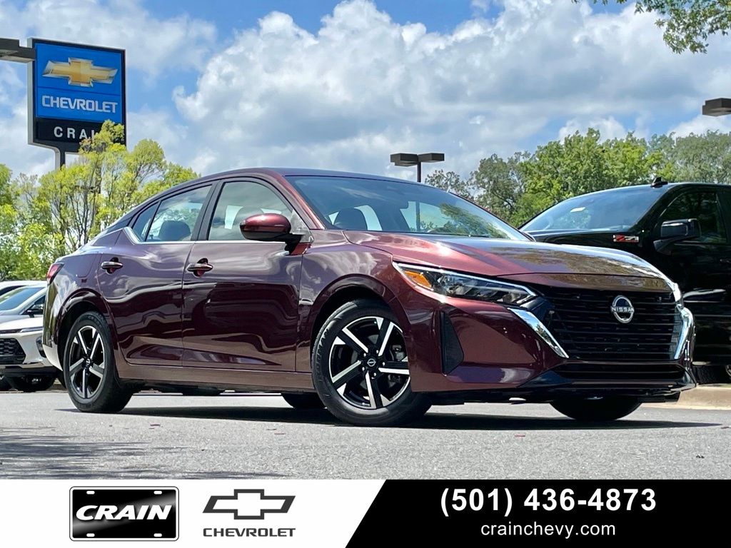 Rosewood Metallic 2025 Nissan Sentra SV FWD Sedan Front-Wheel Drive Continuously Variable Transmission
