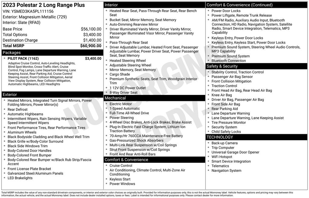 2023 Polestar 2 Long Range Dual Motor