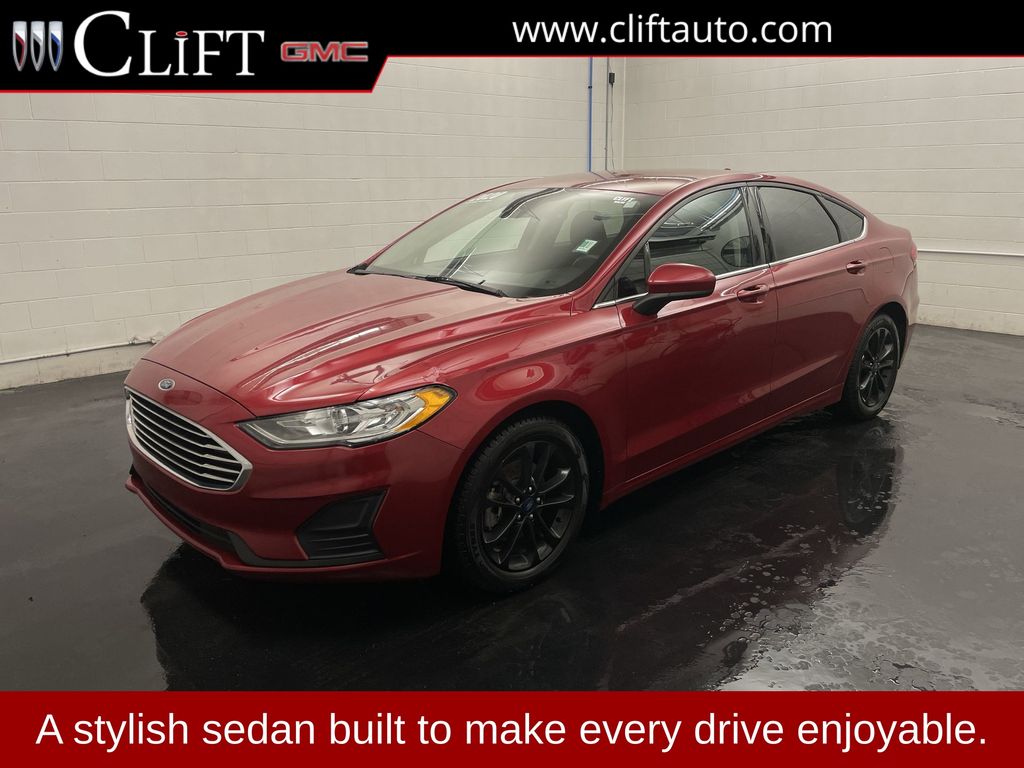 Red Metallic 2020 Ford Fusion Sedan Front-Wheel Drive 6-Speed Automatic