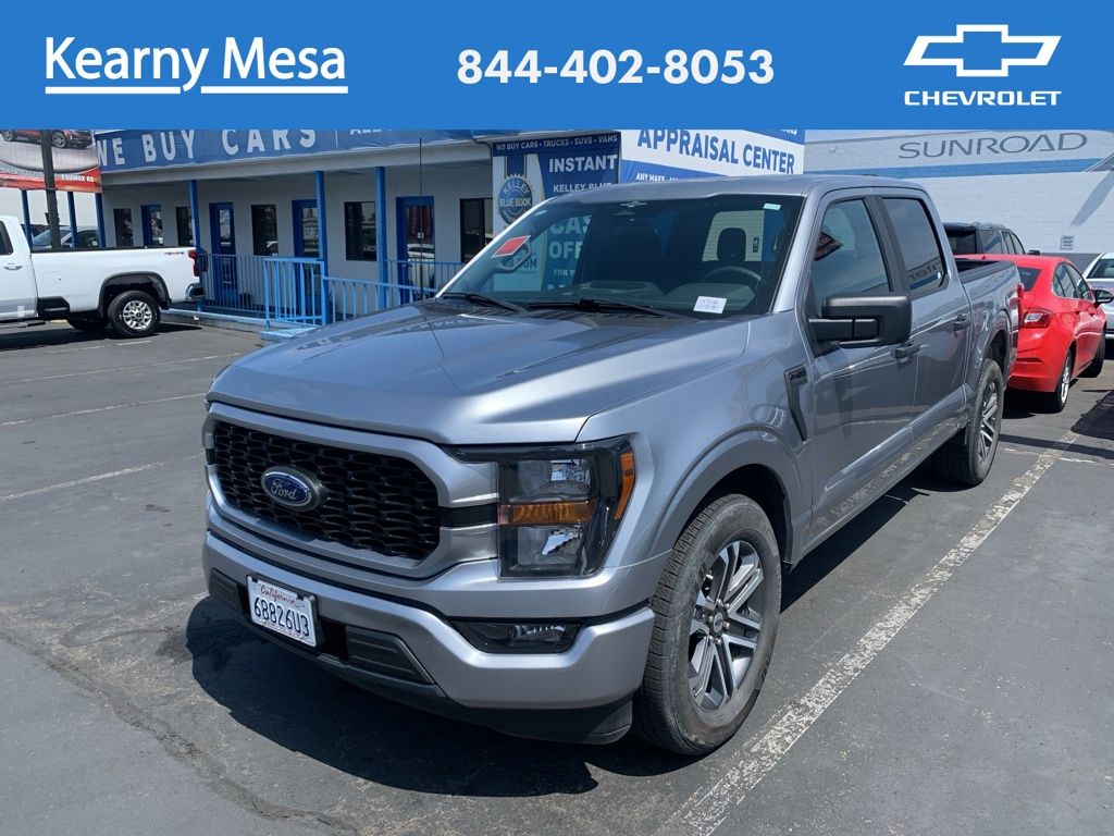 Silver Metallic 2023 Ford F-150 XL SuperCrew RWD Pickup Truck 4X2 Automatic
