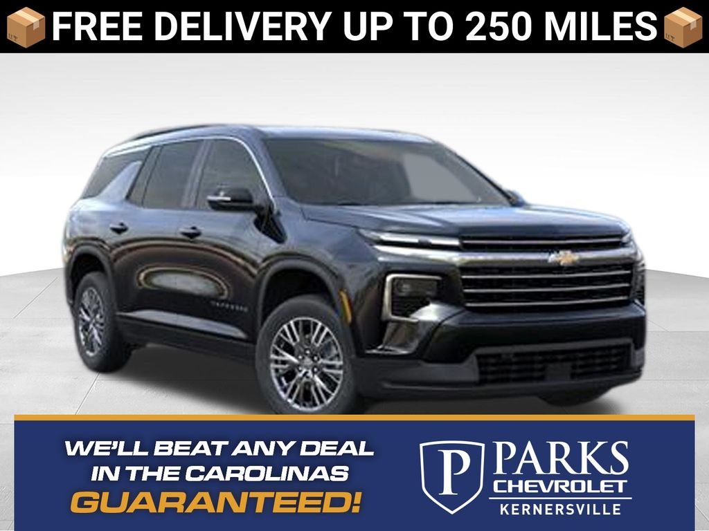 Black Metallic 2026 Chevrolet Traverse SUV / Crossover Front-Wheel Drive 8-Speed Automatic