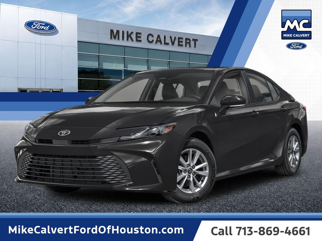 Midnight Black Metallic 2025 Toyota Camry Sedan Front-Wheel Drive Continuously Variable Transmission