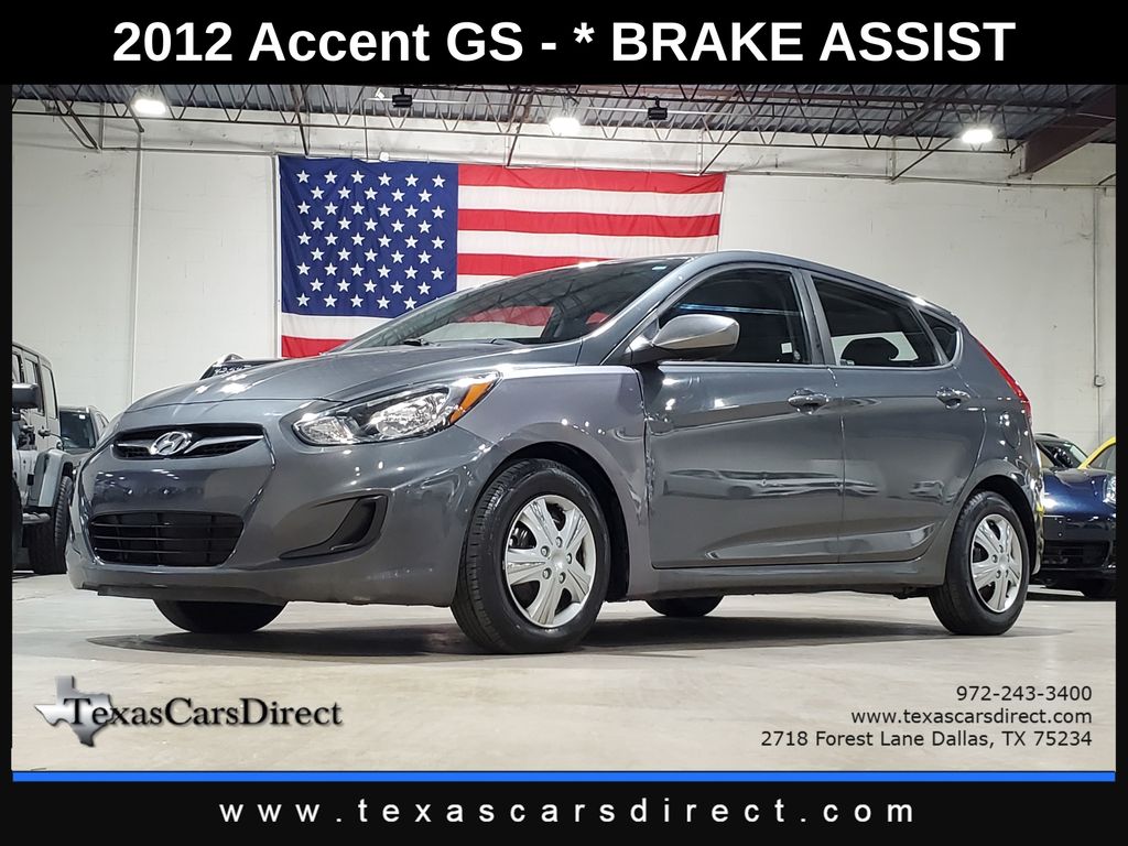 2012 Hyundai Accent GS 4-Door Hatchback FWD