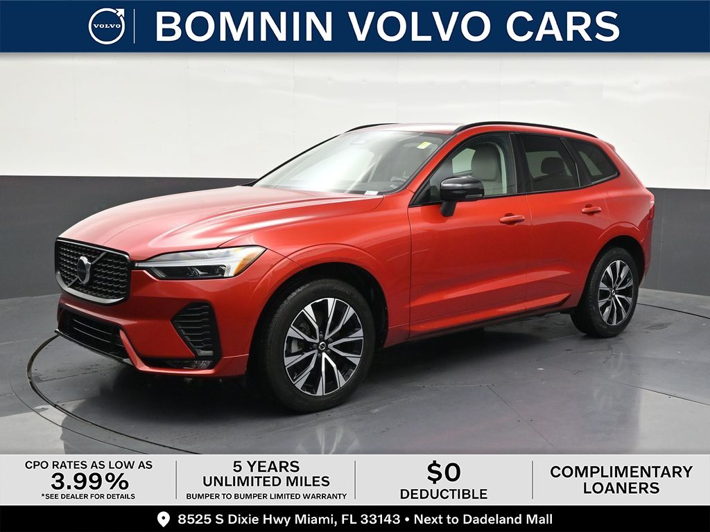 Fusion Red Metallic 2024 Volvo XC60 B5 Core Dark Theme AWD SUV / Crossover All-Wheel Drive Automatic