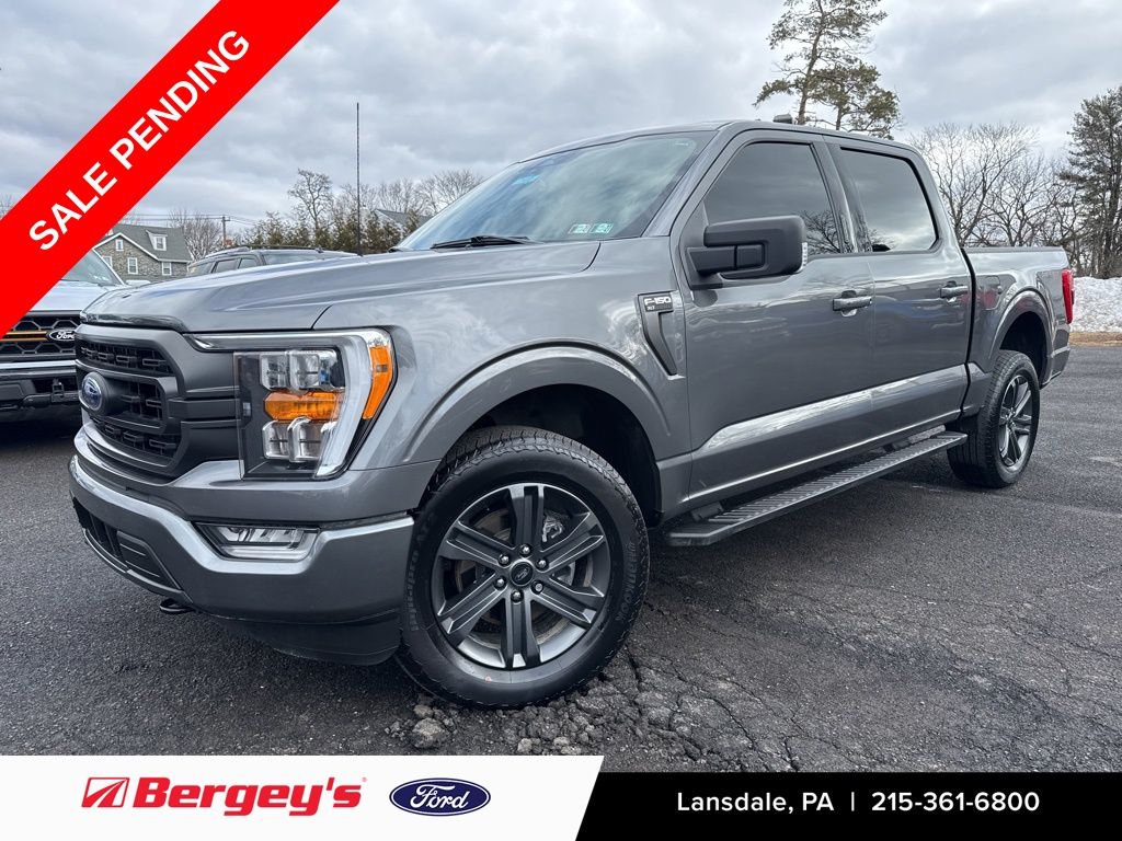 Carbonized Gray Metallic 2023 Ford F-150 XLT SuperCrew 4WD Pickup Truck Four-Wheel Drive 10-Speed Automatic