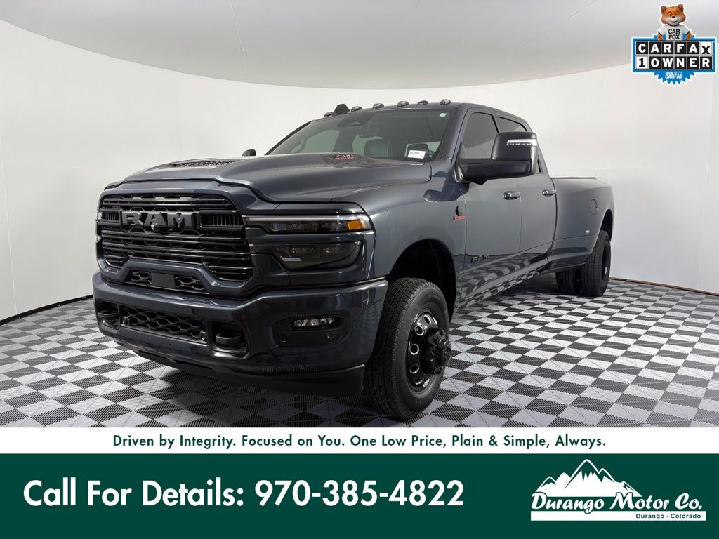 Forged Blue Metallic 2025 RAM 3500 Pickup Truck Four-Wheel Drive 8-Speed Automatic