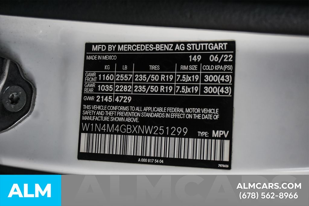 Used 2022 White Mercedes-Benz GLB 250 image 61