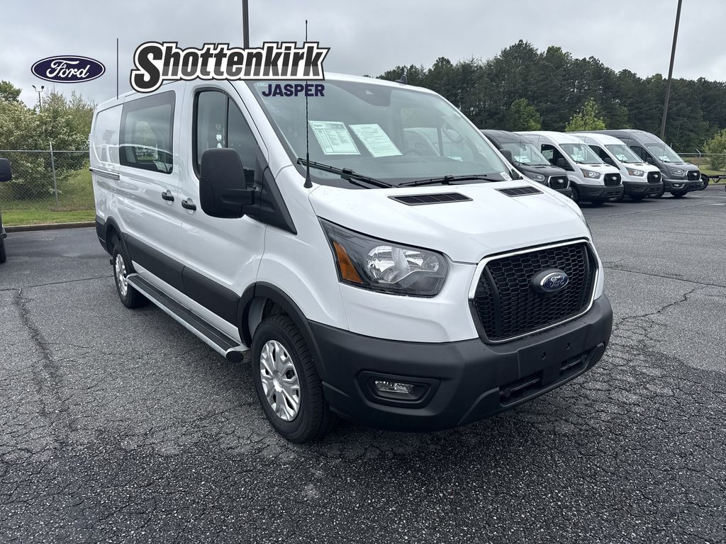 Oxford White 2025 Ford Transit Cargo Van Rear-Wheel Drive
