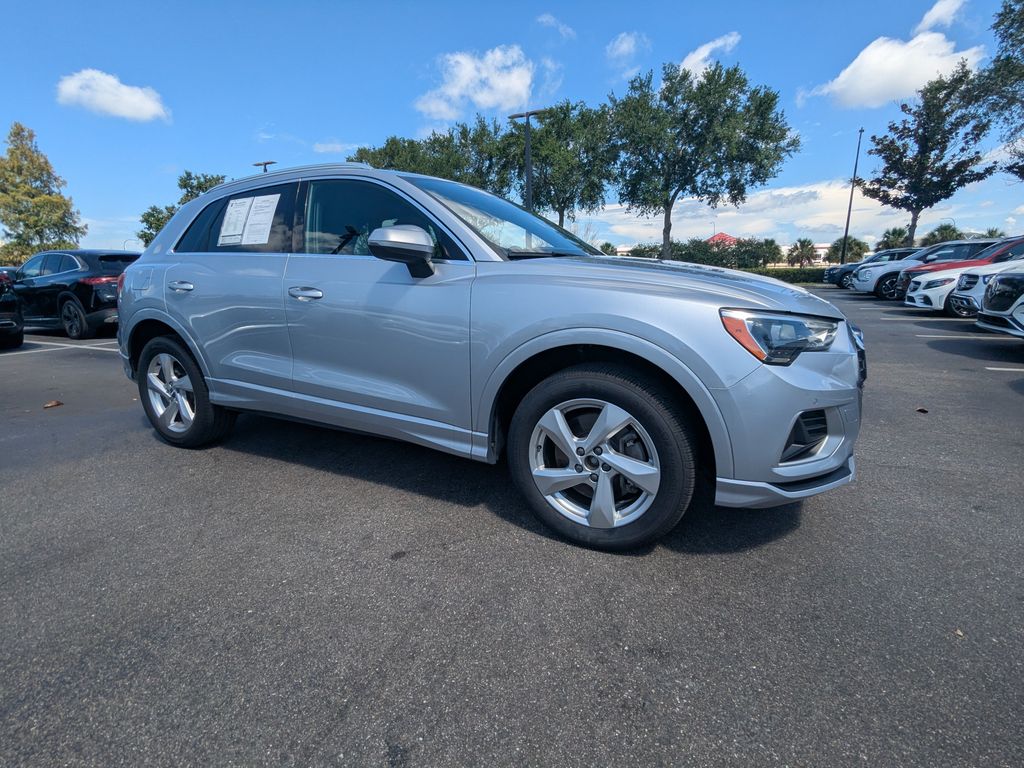 Florett Silver Metallic 2020 Audi Q3 SUV / Crossover All-Wheel Drive 8-Speed Automatic