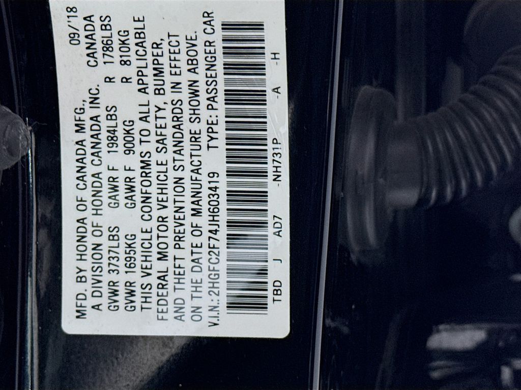 Used Car 2018 Honda Civic  Ex For Sale Under $20,000 In Austin, Texas