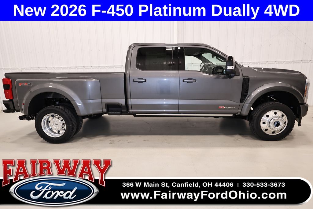 Carbonized Gray Metallic 2026 Ford F-450 Super Duty Pickup Truck Four-Wheel Drive Automatic