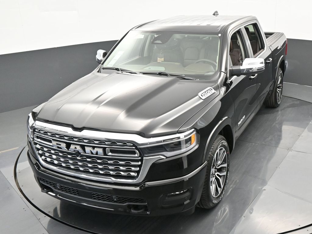 Used 2025 Diamond Black Crystal Pearlcoat Ram Limited image 38