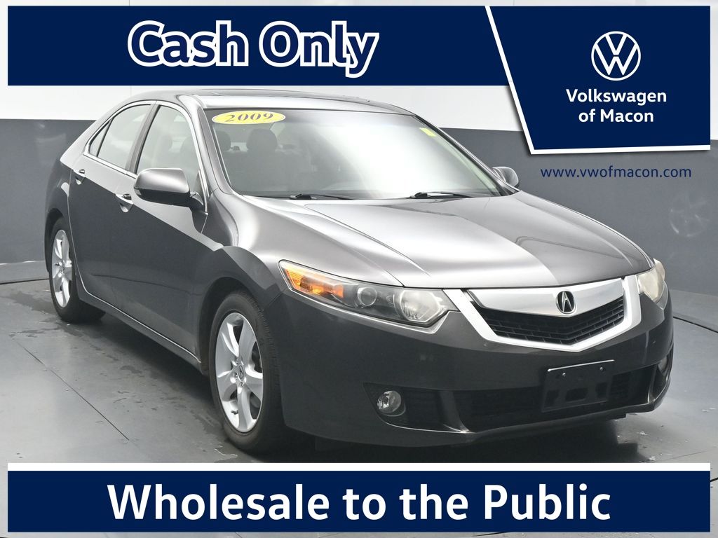 Vortex Blue Pearl 2009 Acura TSX Sedan Front-Wheel Drive 5-Speed Automatic