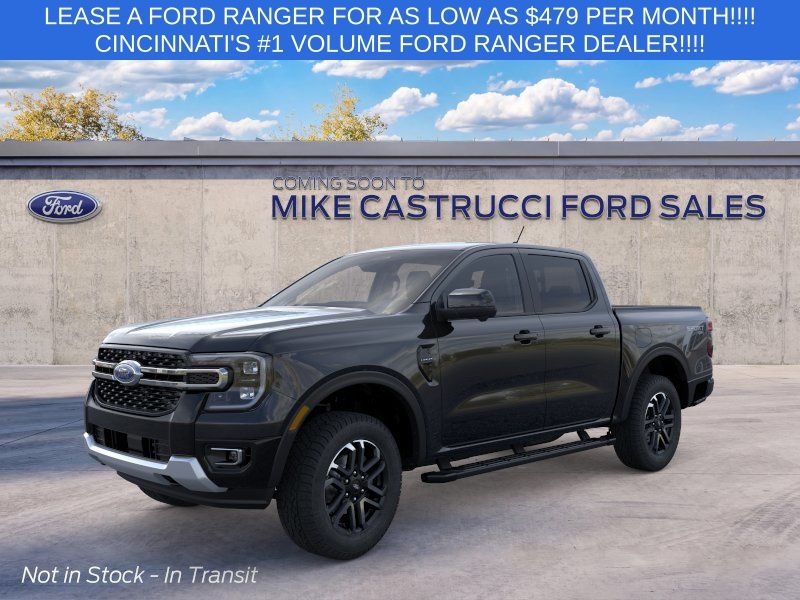 Shadow Black 2026 Ford Ranger Pickup Truck Four-Wheel Drive Automatic