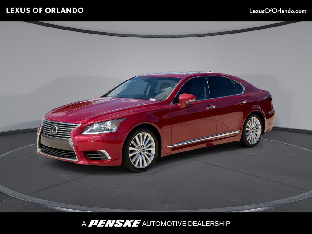 Matador Red Mica 2014 Lexus LS Sedan Rear-Wheel Drive 8-Speed Automatic