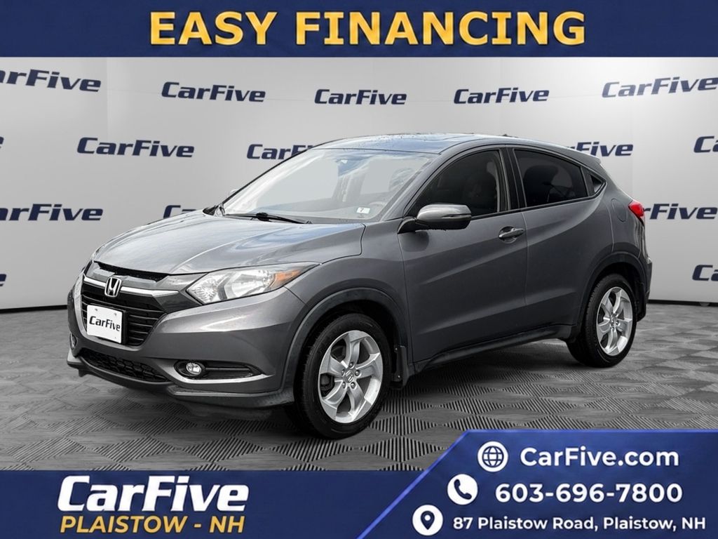 Gray 2016 Honda HR-V SUV / Crossover All-Wheel Drive Continuously Variable Transmission