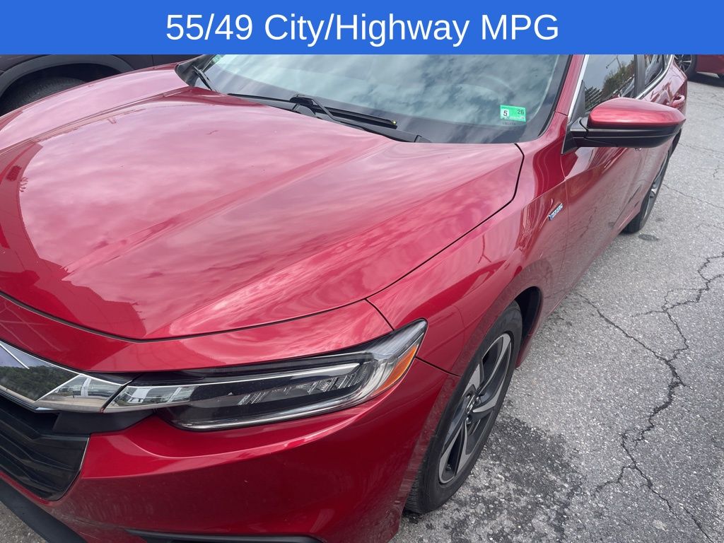 Radiant Red Metallic 2021 Honda Insight EX FWD Sedan Front-Wheel Drive Continuously Variable Transmission
