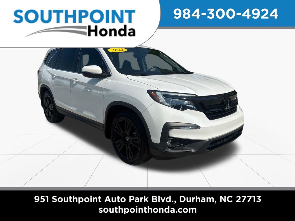 Platinum White Pearl 2022 Honda Pilot SUV / Crossover Front-Wheel Drive 9-Speed Automatic