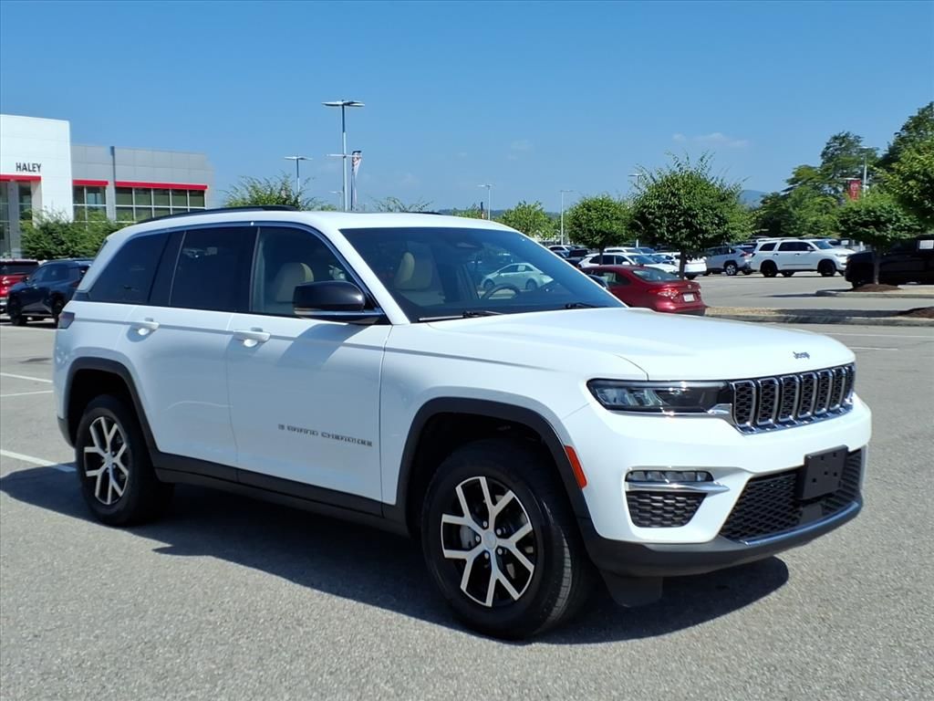 Bright White Clearcoat 2023 Jeep Grand Cherokee SUV / Crossover Four-Wheel Drive 8-Speed Automatic